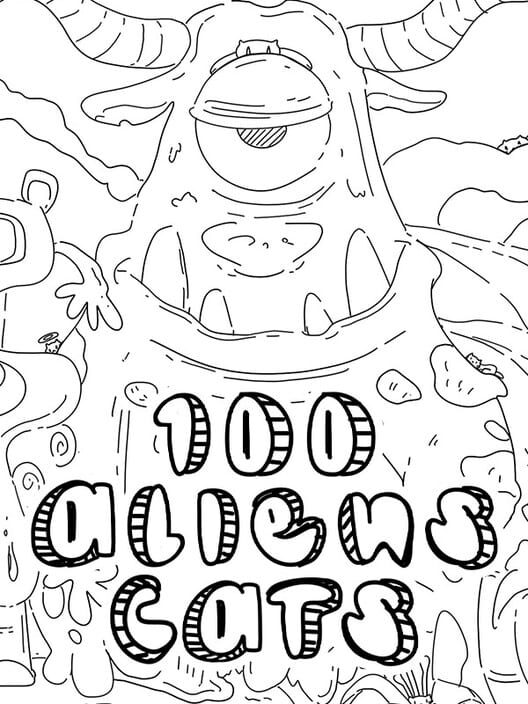 Jaquette de 100 Aliens Cats