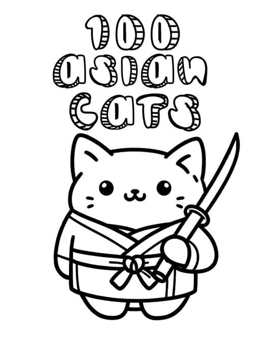 Jaquette de 100 Asian Cats