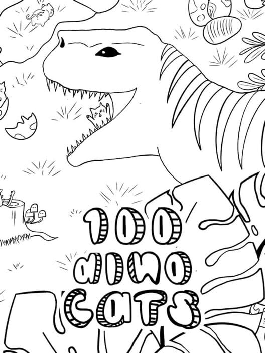 Jaquette de 100 Dino Cats