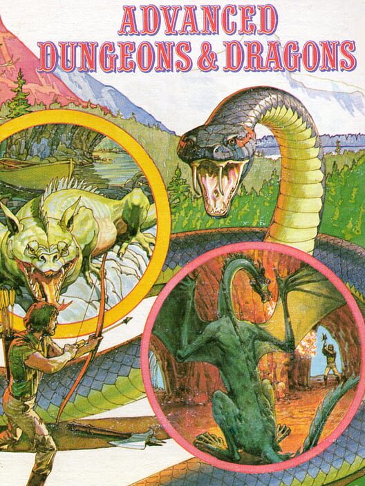 Jaquette de Advanced Dungeons & Dragons Cartridge