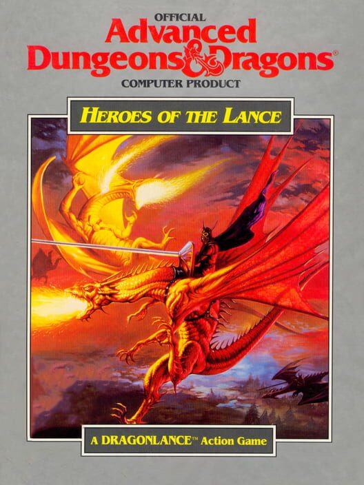 Jaquette de Advanced Dungeons & Dragons: Heroes of the Lance