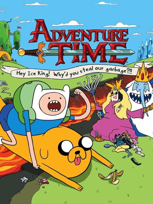 Carátula de Adventure Time: Hey Ice King! Why'd You Steal Our Garbage?!