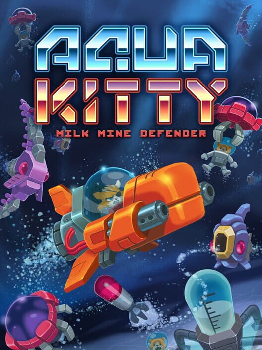 Jaquette de Aqua Kitty: Milk Mine Defender