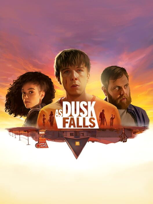 Jaquette de As Dusk Falls