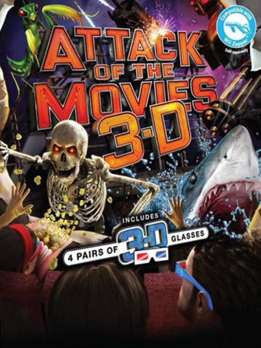 Carátula de Attack of the Movies 3D