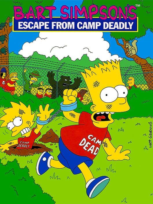Jaquette de Bart Simpson's Escape from Camp Deadly