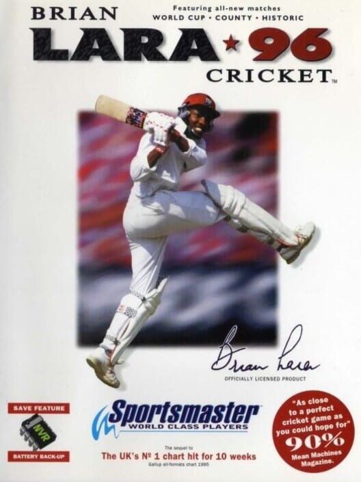 Jaquette de Brian Lara Cricket '96
