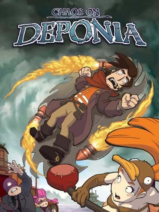 Jaquette de Chaos on Deponia