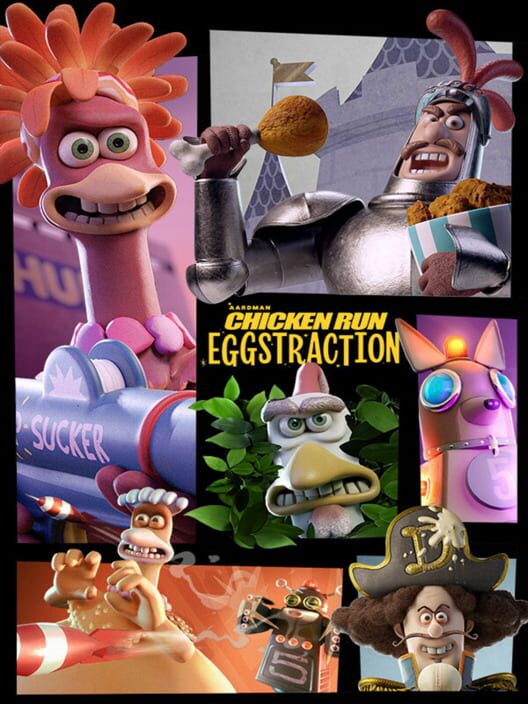 Jaquette de Chicken Run: Eggstraction