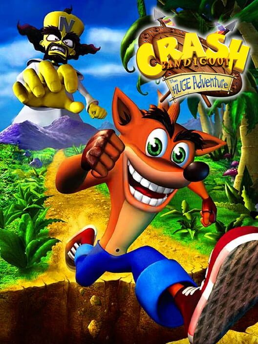 Jaquette de Crash Bandicoot: The Huge Adventure