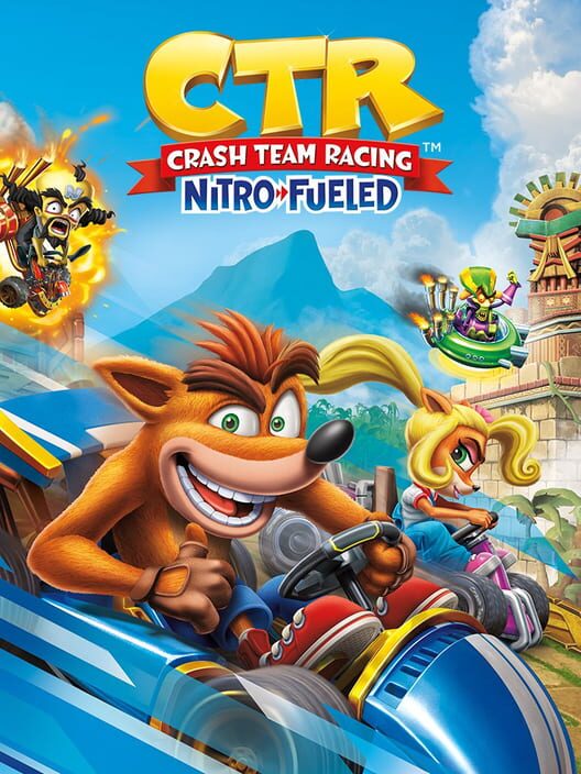 Jaquette de Crash Team Racing Nitro-Fueled