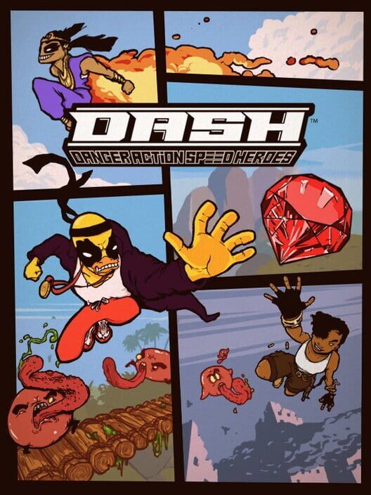 Jaquette de DASH: Danger Action Speed Heroes