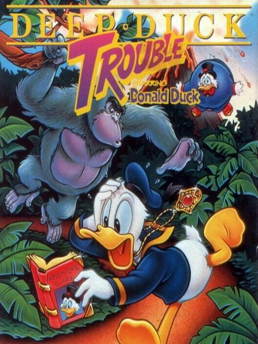Carátula de Deep Duck Trouble Starring Donald Duck