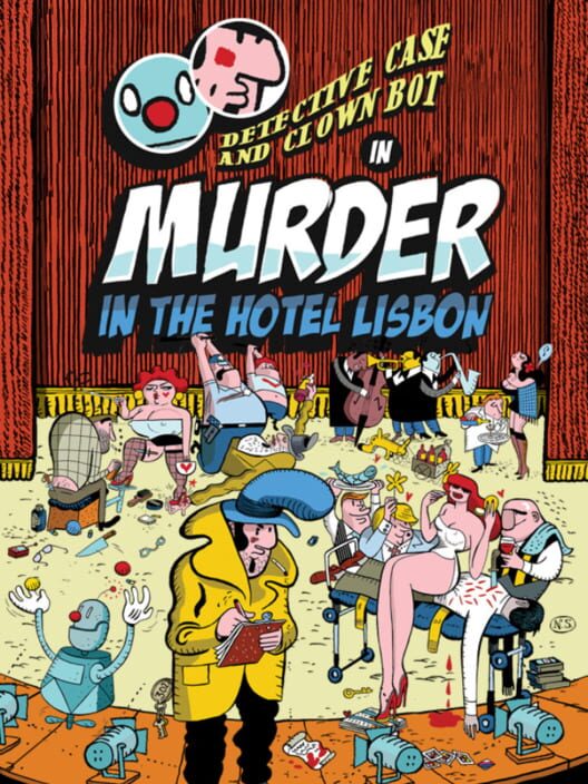 Jaquette de Detective Case and Clown Bot in: Murder in the Hotel Lisbon
