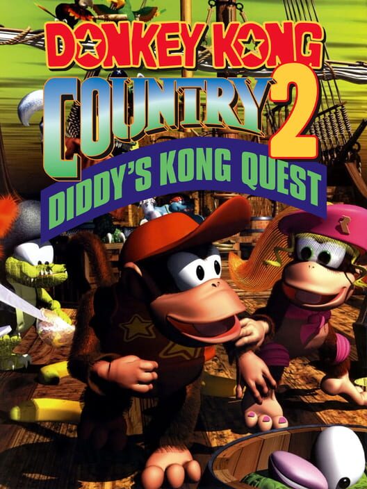 Jaquette de Donkey Kong Country 2: Diddy's Kong Quest