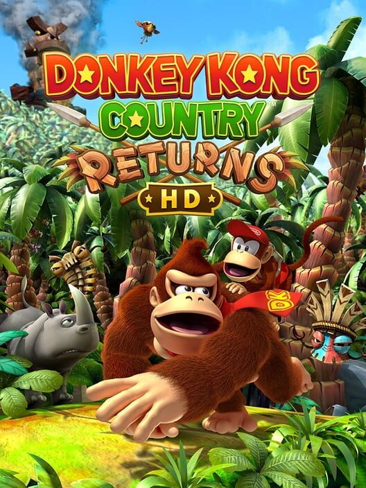 Jaquette de Donkey Kong Country Returns HD