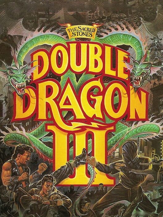 Carátula de Double Dragon III: The Sacred Stones