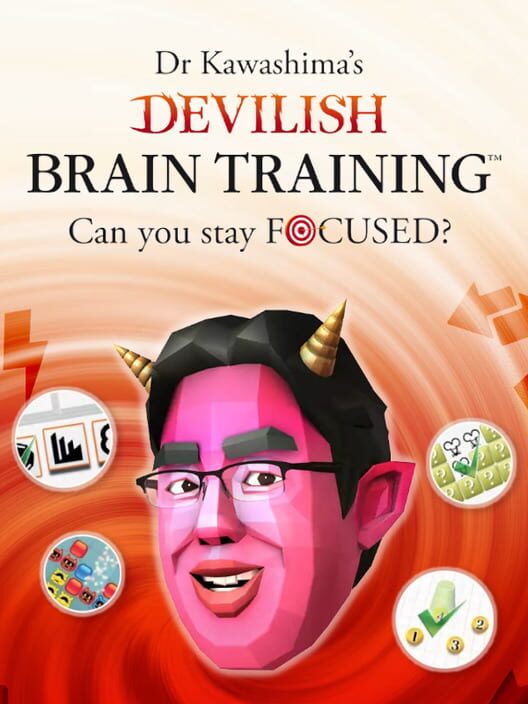 Carátula de Dr Kawashima's Devilish Brain Training