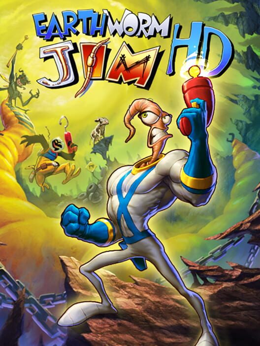 Jaquette de Earthworm Jim HD