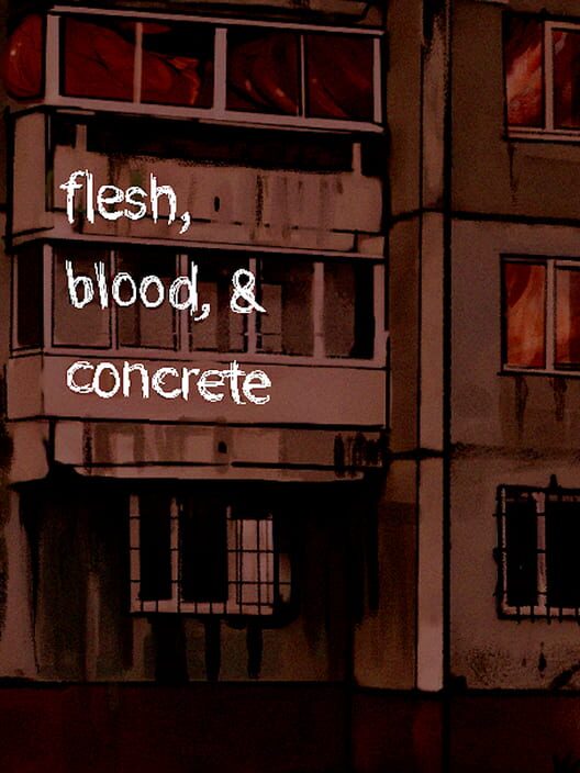 Jaquette de Flesh, Blood, & Concrete