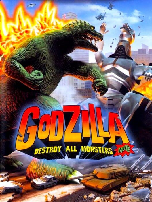 Carátula de Godzilla: Destroy All Monsters Melee