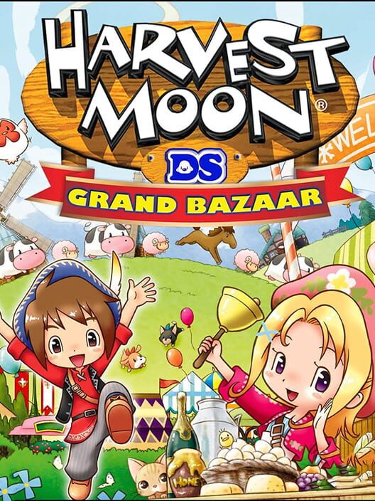 Jaquette de Harvest Moon DS: Grand Bazaar