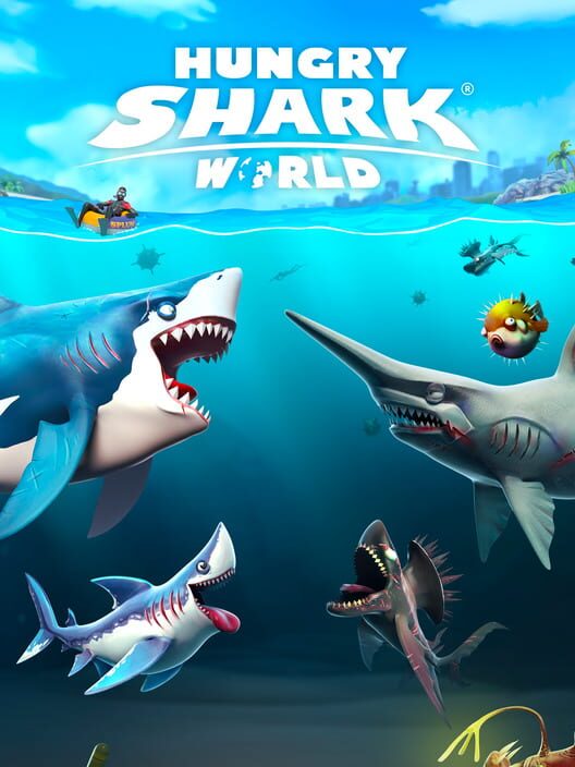 Jaquette de Hungry Shark World