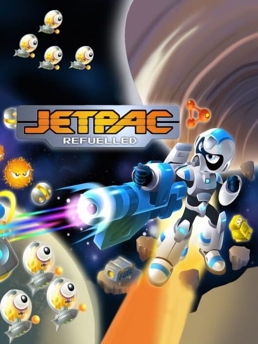 Jaquette de Jetpac Refuelled