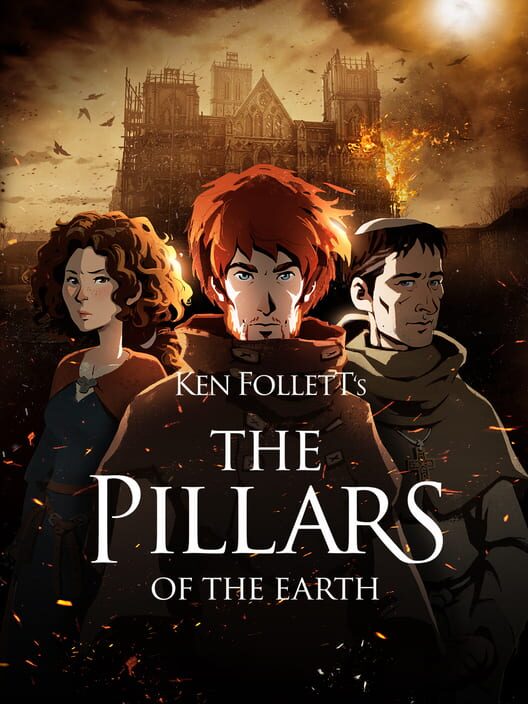 Carátula de Ken Follett's The Pillars of the Earth