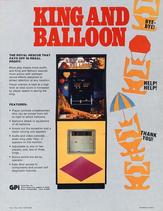 Jaquette de King & Balloon