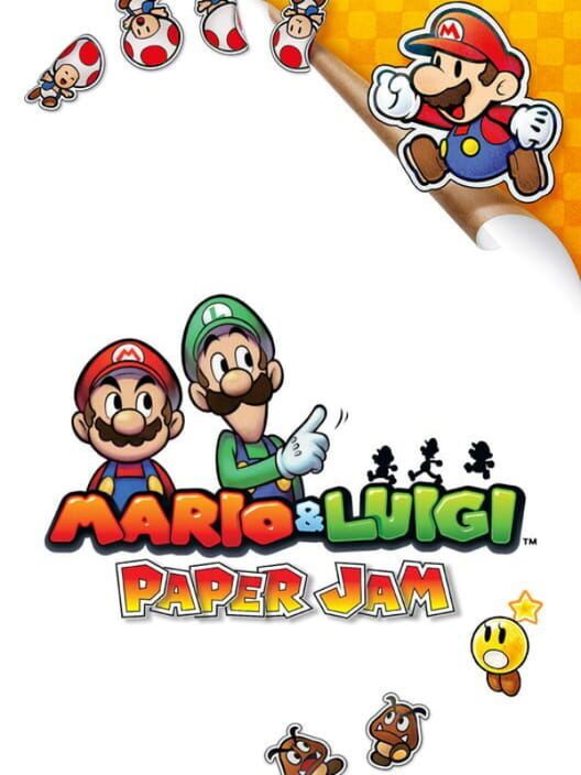 Jaquette de Mario & Luigi: Paper Jam