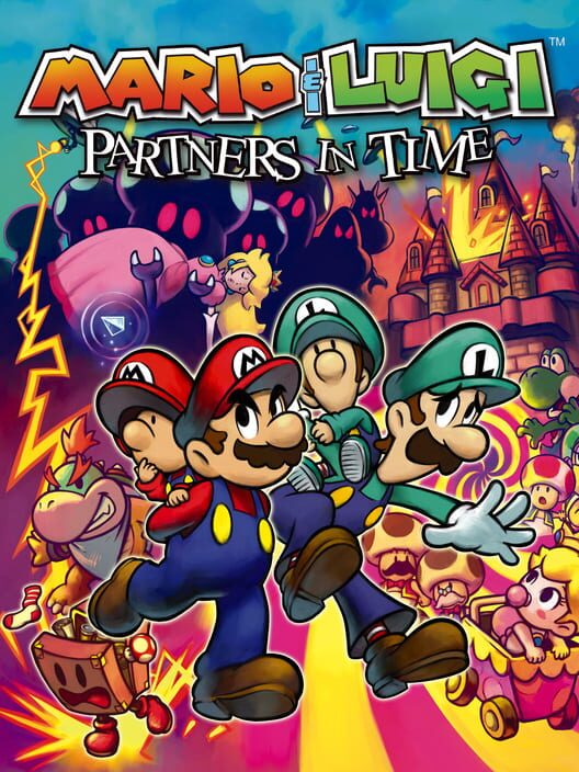 Jaquette de Mario & Luigi: Partners in Time