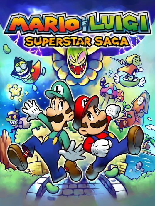 Jaquette de Mario & Luigi: Superstar Saga