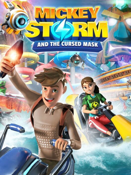 Mickey Storm and the Cursed Mask cover art