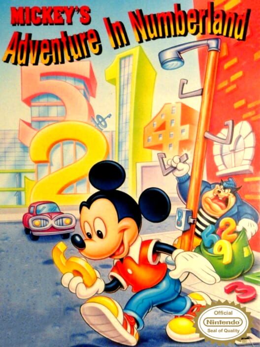 Carátula de Mickey's Adventure in Numberland