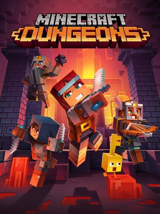 Carátula de Minecraft Dungeons