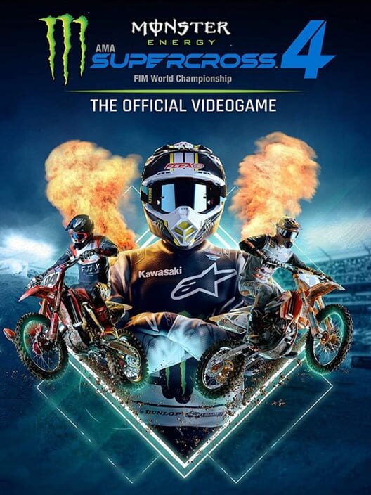 Monster Energy Supercross: The Official Videogame 4 cover art