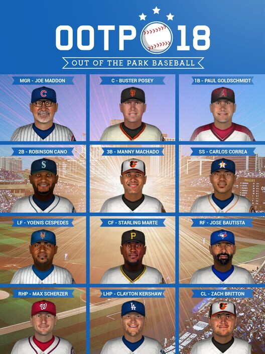 Jaquette de Out of the Park Baseball 18