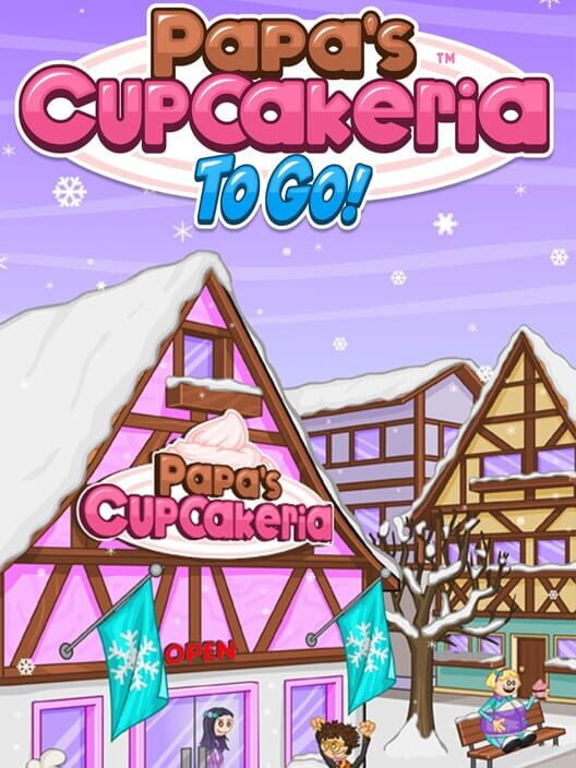Jaquette de Papa's Cupcakeria to Go!