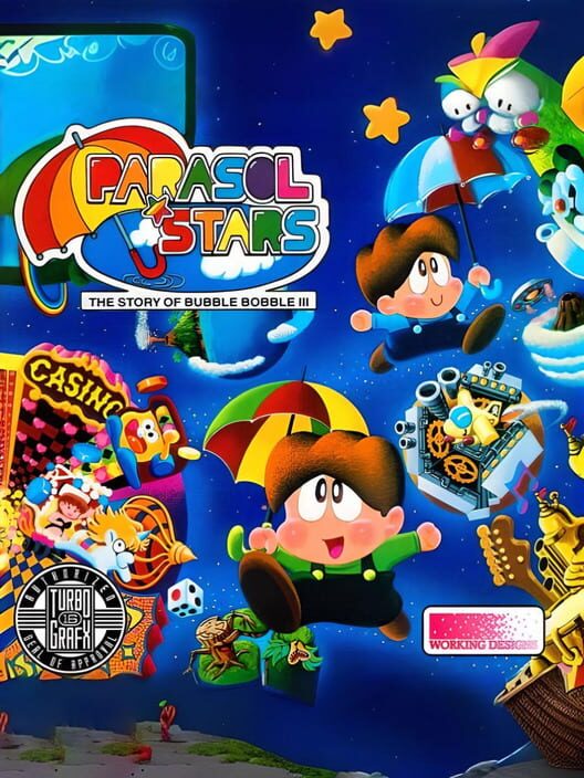 Jaquette de Parasol Stars: The Story of Bubble Bobble III