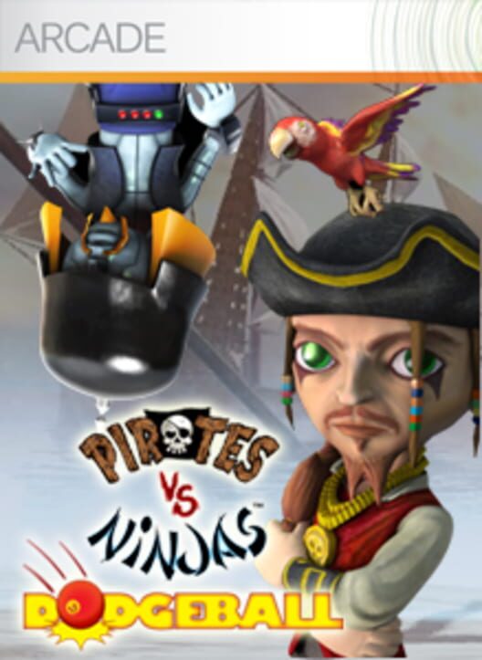 Carátula de Pirates vs. Ninjas Dodgeball