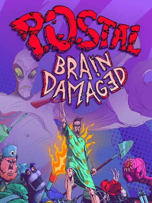Jaquette de Postal: Brain Damaged