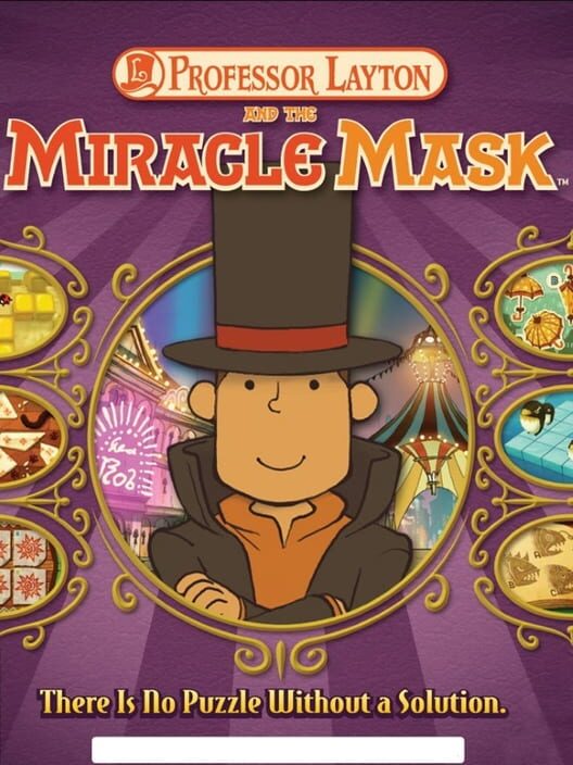 Professor Layton and the Miracle Mask cover art