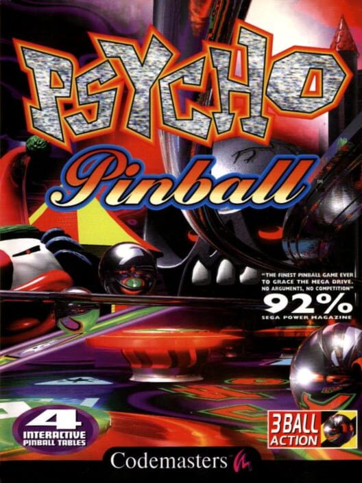 Jaquette de Psycho Pinball