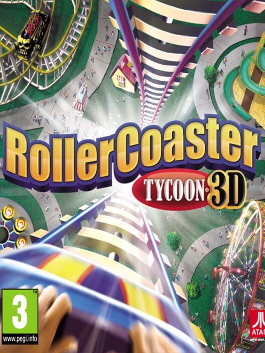 Carátula de RollerCoaster Tycoon 3D