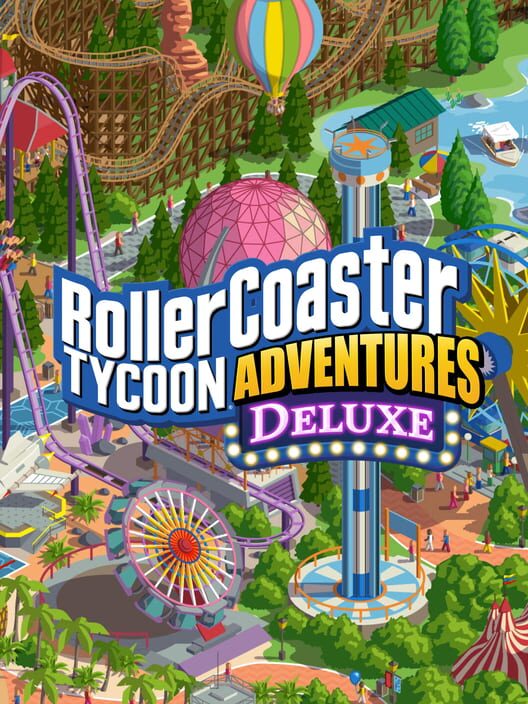 Carátula de RollerCoaster Tycoon Adventures Deluxe