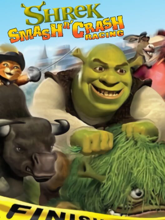 Carátula de Shrek Smash n' Crash Racing