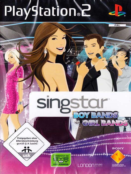 Jaquette de SingStar: BoyBands vs GirlBands