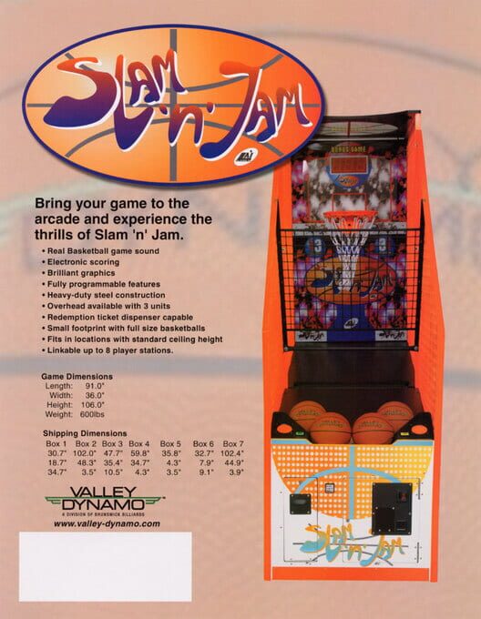 Jaquette de Slam 'N Jam
