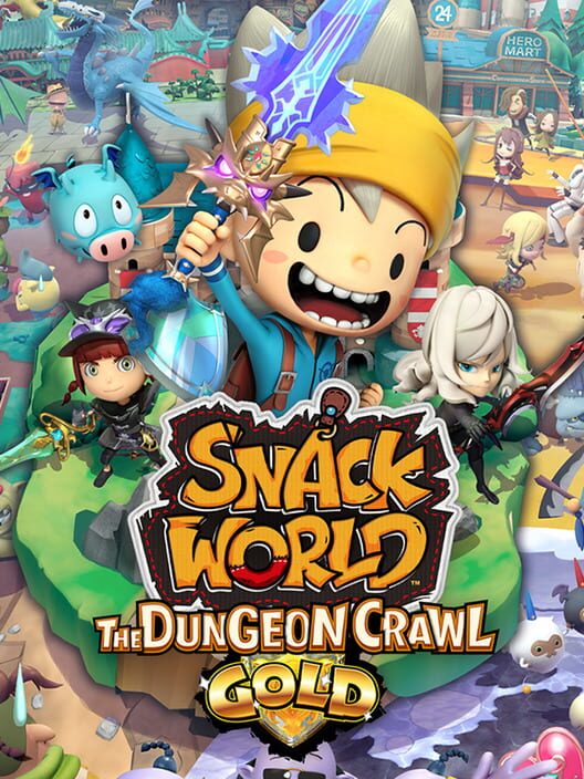 Jaquette de Snack World: The Dungeon Crawl - Gold